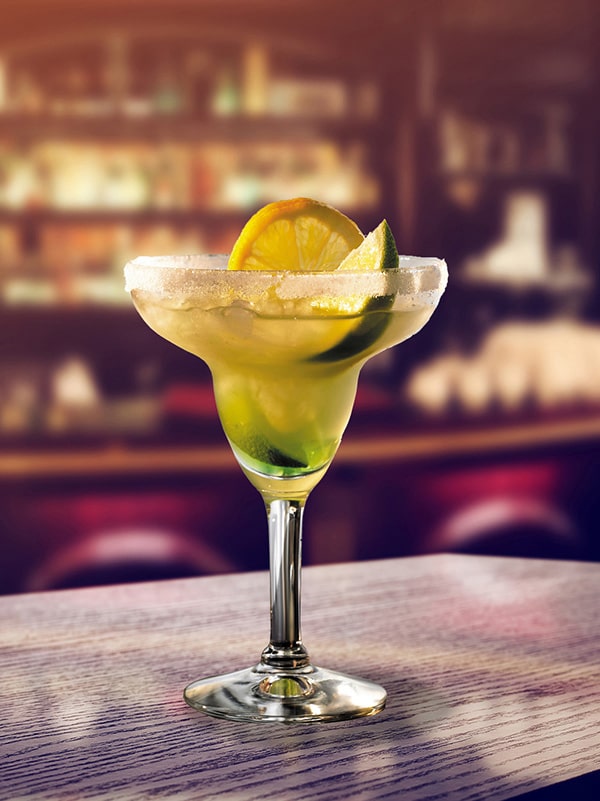 cocktail label sour avec citron vert