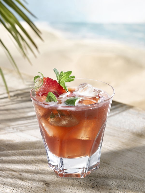 cocktail mint mango fraise et menthe