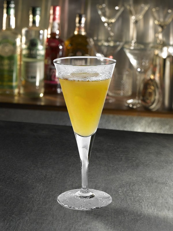 cocktail le volcan verre à pied