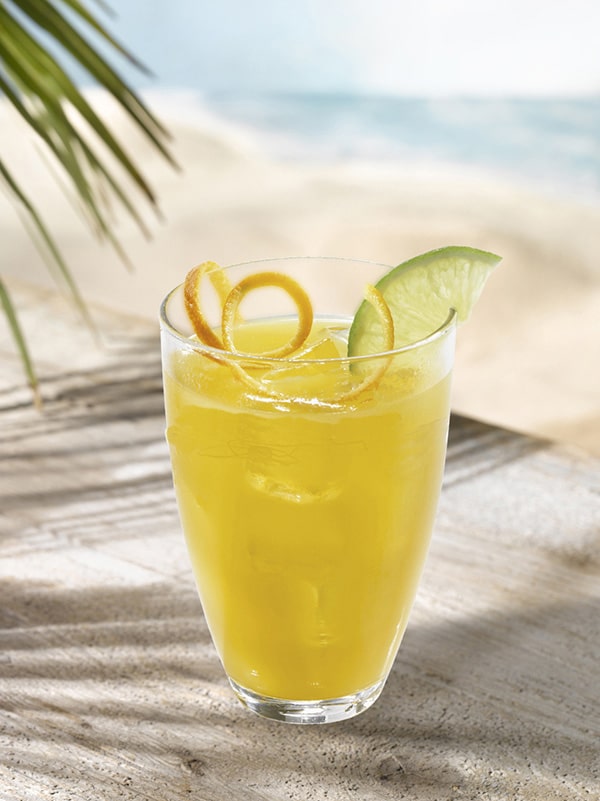 Cocktail aztèque orange citron