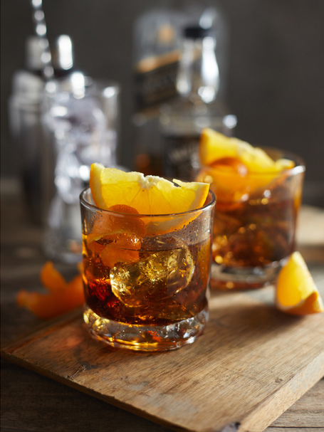 Cocktail barba rosa rhum orange