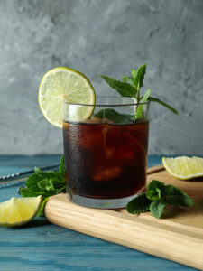Cocktail ice pick citron vert menthe