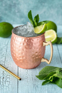 Cocktail moscow mule cup mule citrons verts
