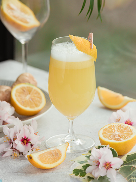 cocktail amour citron jaune