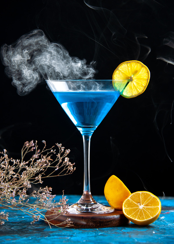 Recette cocktail Blue Lady | Destination Cocktails