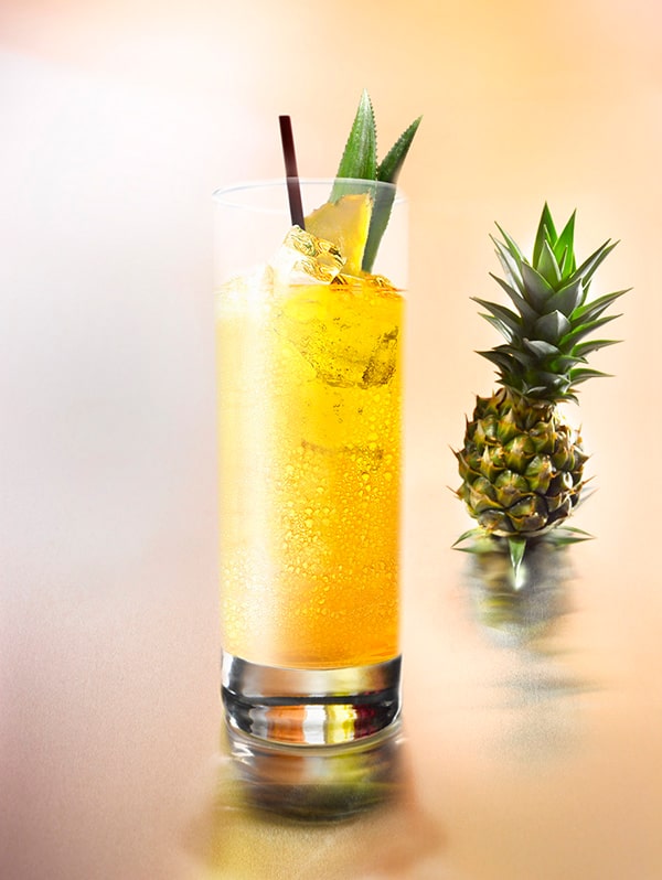 cocktail london night avec ananas