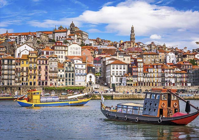 Portugal ville bateau