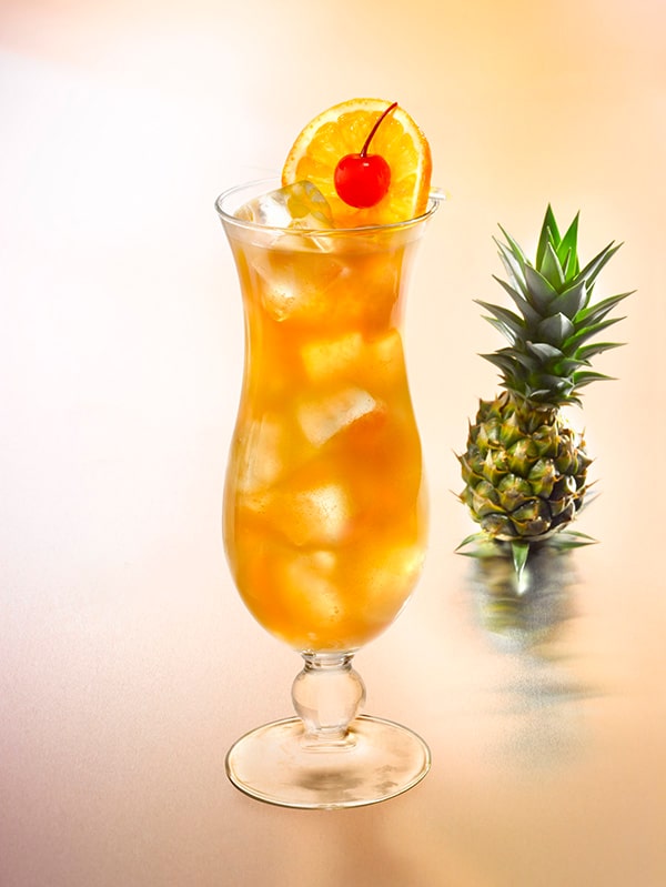 cocktail hurricane avec ananas