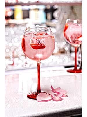 gibson's gin tonic pink
