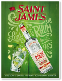Saint James Rhum cocktails 