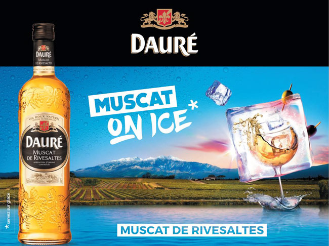 Daure bouteille muscat on ice