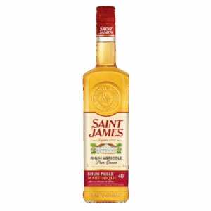 Bouteille de rhum paille Saint James 40°.