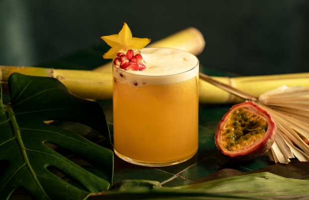 cocktails à base de jus de fruits, de gingembre et de miel