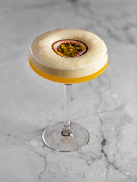 Version sans alcool du cocktail fruité et acidulé Pornstar Martini