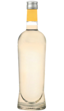 Bouteille de vodka goût vanille.