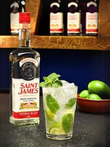 Mojito avec le rhum de Saint James