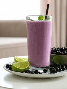 smoothie cassis-citron-vert