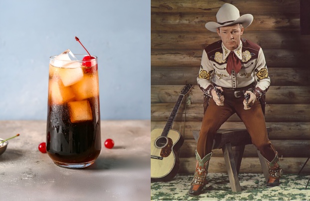 Le cocktail Roy Rogers et l'acteur Roy Rogers.