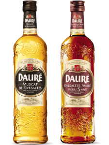 Gamme des vins doux Dauré.