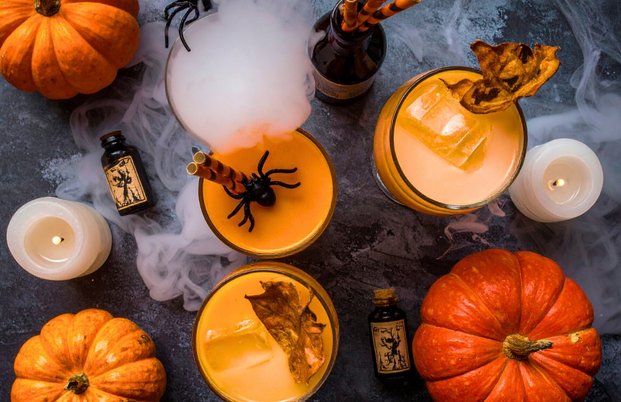 Photo article cocktails au rhum pour Halloween.