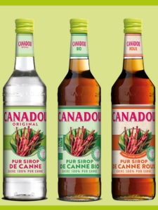 Gamme de sirop de canne Canadou.