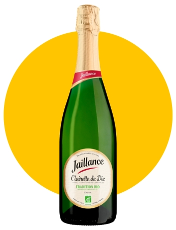 Bouteille de Jaillance Clairette de Die bio