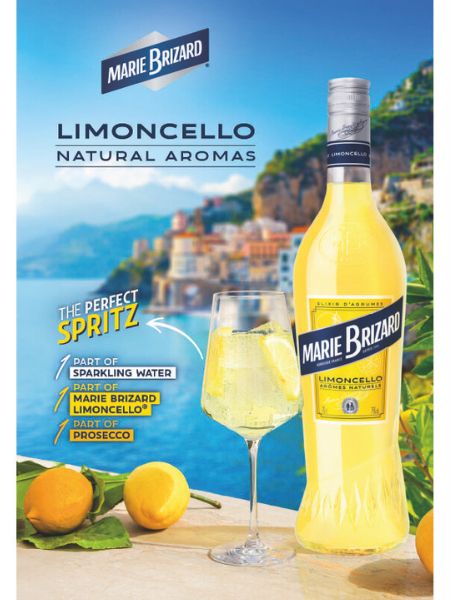 Affiche Marie Brizard Limoncello Spritz