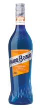 Bouteille de 70 cl de liqueur de Curaçao Marie Brizard.