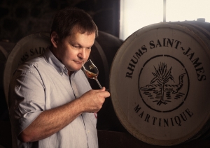 Marc Sassier, Maître de chai des rhums Saint James.