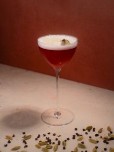 Cocktail sans alcool Echo présenté pendant la finale The Bartenders Society