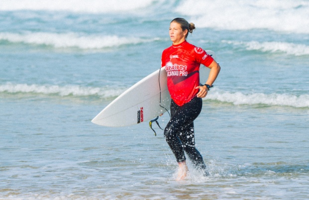 Compétition de surf lors du Caraïbos Lacanau Pro.