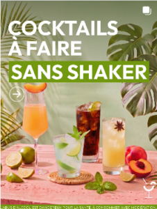 Cocktail à faire sans shaker